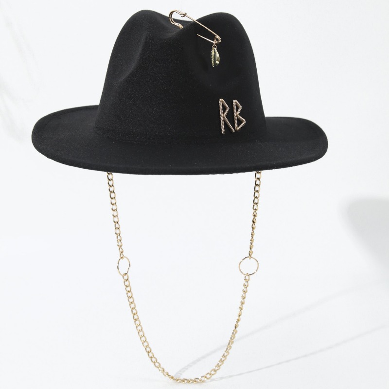 Fedora Hat Wool - قبعة فيدورا من الصوف للنساء من