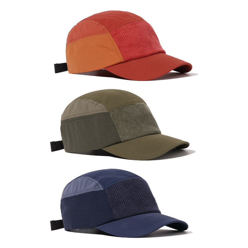 Corduroy Cap 5 Panel - قبعة بيسبول خفيفة الوزن مكونة من