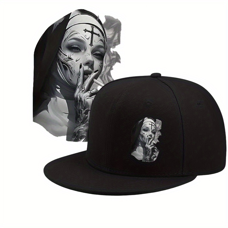 Snapback Hat Flat - قبعة بيسبول عصرية بحافة مسطحة قابلة