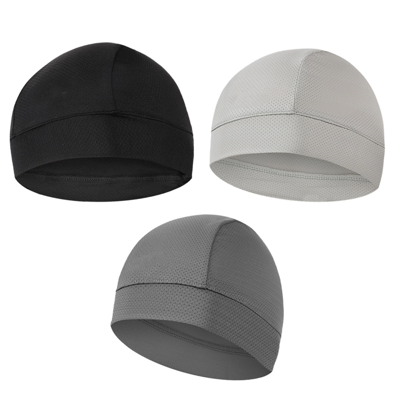 Skull Cap Helmet Liner - الصيف رقيقة تنفس شبكة الجمجمة قبعة