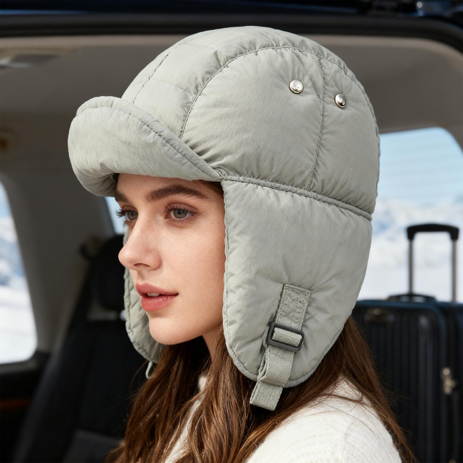 الصياد قبعة أغطية الرأس الدافئ - مراجعة Trapper Hat Ear Flap وسعره