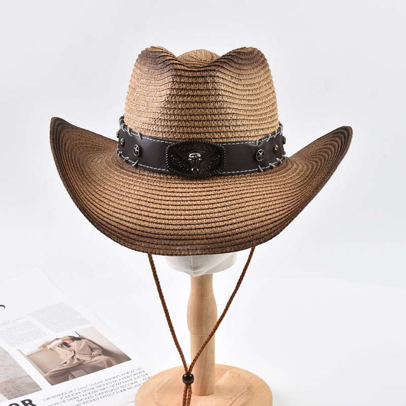 قبعة صيفية من القش على طراز رع - مراجعة Cowboy Hat Straw وسعره