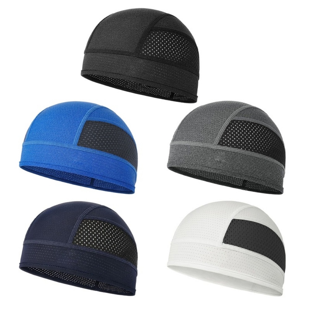الصيف شبكة رقيقة فتحات قبعة قب - مراجعة Skull Cap Helmet Liner وسعره