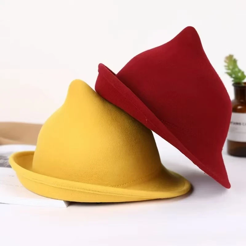 المألوف الساحرة 100% الصوف وأش - مراجعة Fedora Hat Wool وسعره