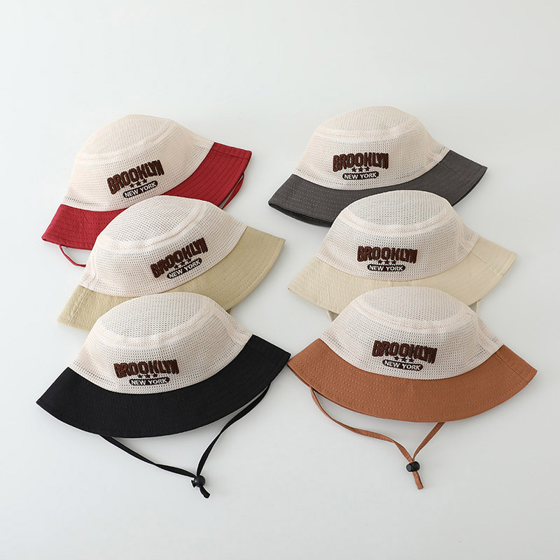 قبعة شمسية للأطفال مطرزة بالحر - مراجعة Bucket Hat Cotton وسعره