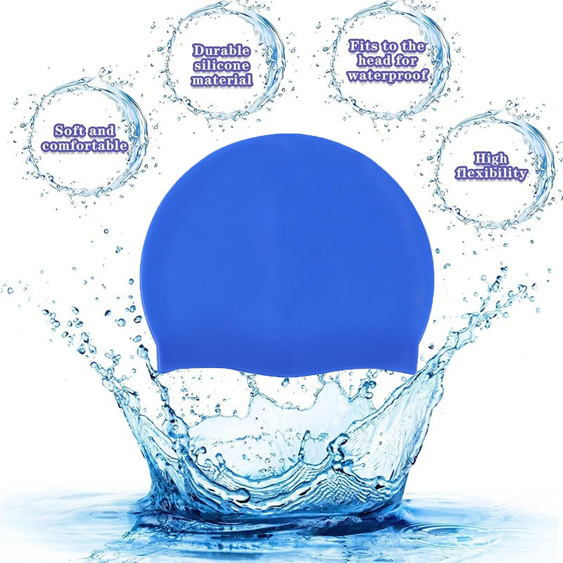 قبعات سباحة سيليكون مقاومة للم - مراجعة Swim Hat Silicone وسعره