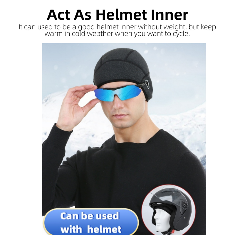 قبعة دافئة للدراجات في الشتاء، - مراجعة Skull Cap Helmet Liner وسعره