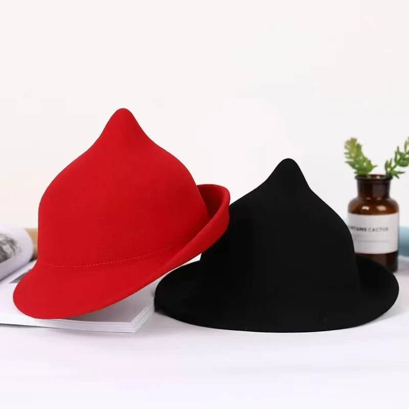 قبعة ساحرة حديثة من الصوف بنسب - مراجعة Fedora Hat Wool وسعره