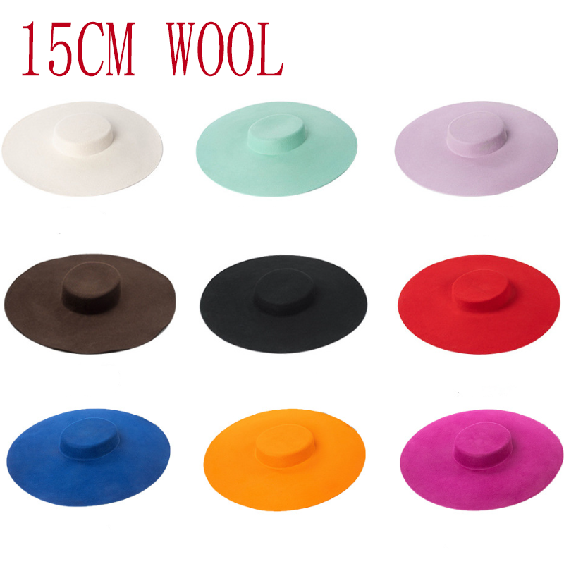 15 سنتيمتر الصوف القمح واسعة ح - مراجعة Fedora Hat Wool وسعره