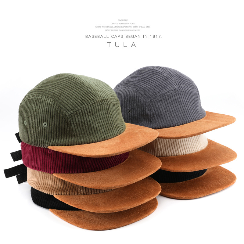 قبعات بيسبول جديدة من خمس قطع  - مراجعة Corduroy Cap 5 Panel وسعره