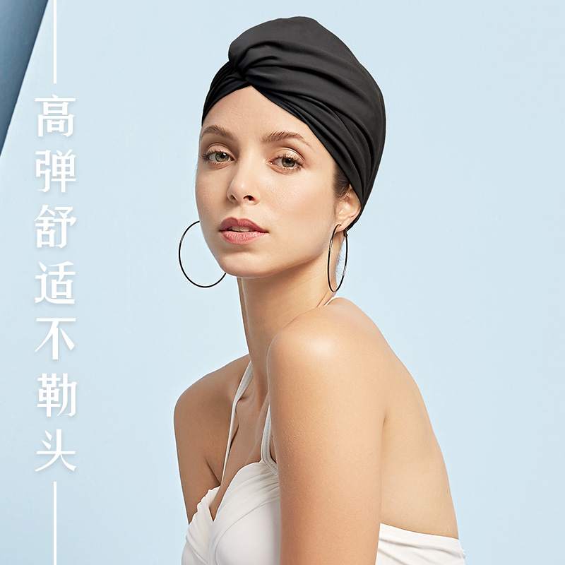 نساء السيدات موضة أنيقة مريحة  - مراجعة Swim Hat Silicone وسعره