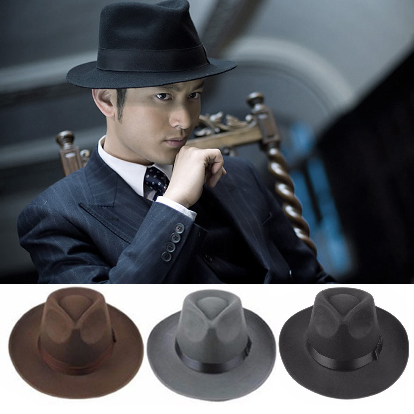 أحدث وصول للجنسين الكبار ورأى  - مراجعة Fedora Hat Wool وسعره