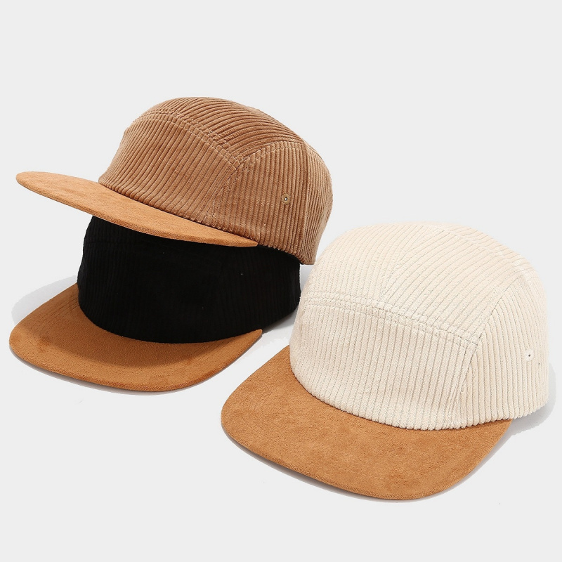 قبعة ريترو من قماش الكوردروي ب - مراجعة Corduroy Cap 5 Panel وسعره