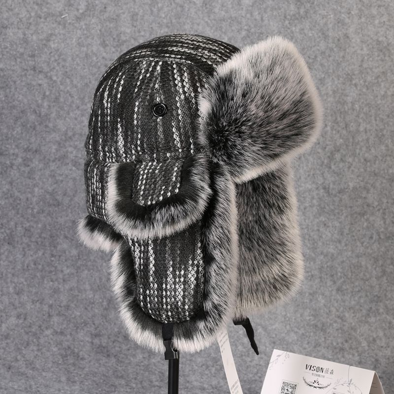 B-8433 رجل منفذها قبعة أرنب ري - مراجعة Trapper Hat Ear Flap وسعره